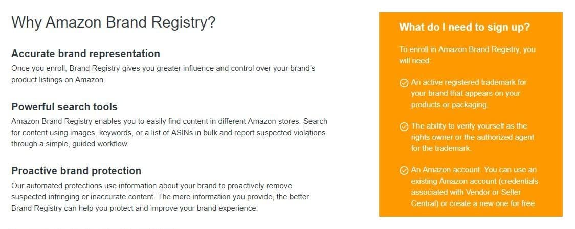 amazon brand registry upc